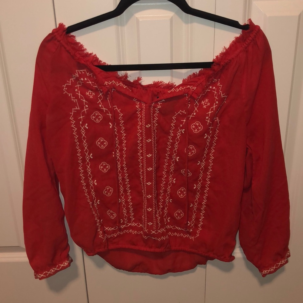 Tribal print blouse